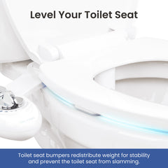 LUXE Toilet Seat Bumpers