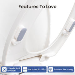 LUXE Toilet Seat Bumpers