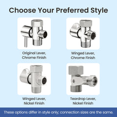 NEO Bidet: Shut-off T-Adapters
